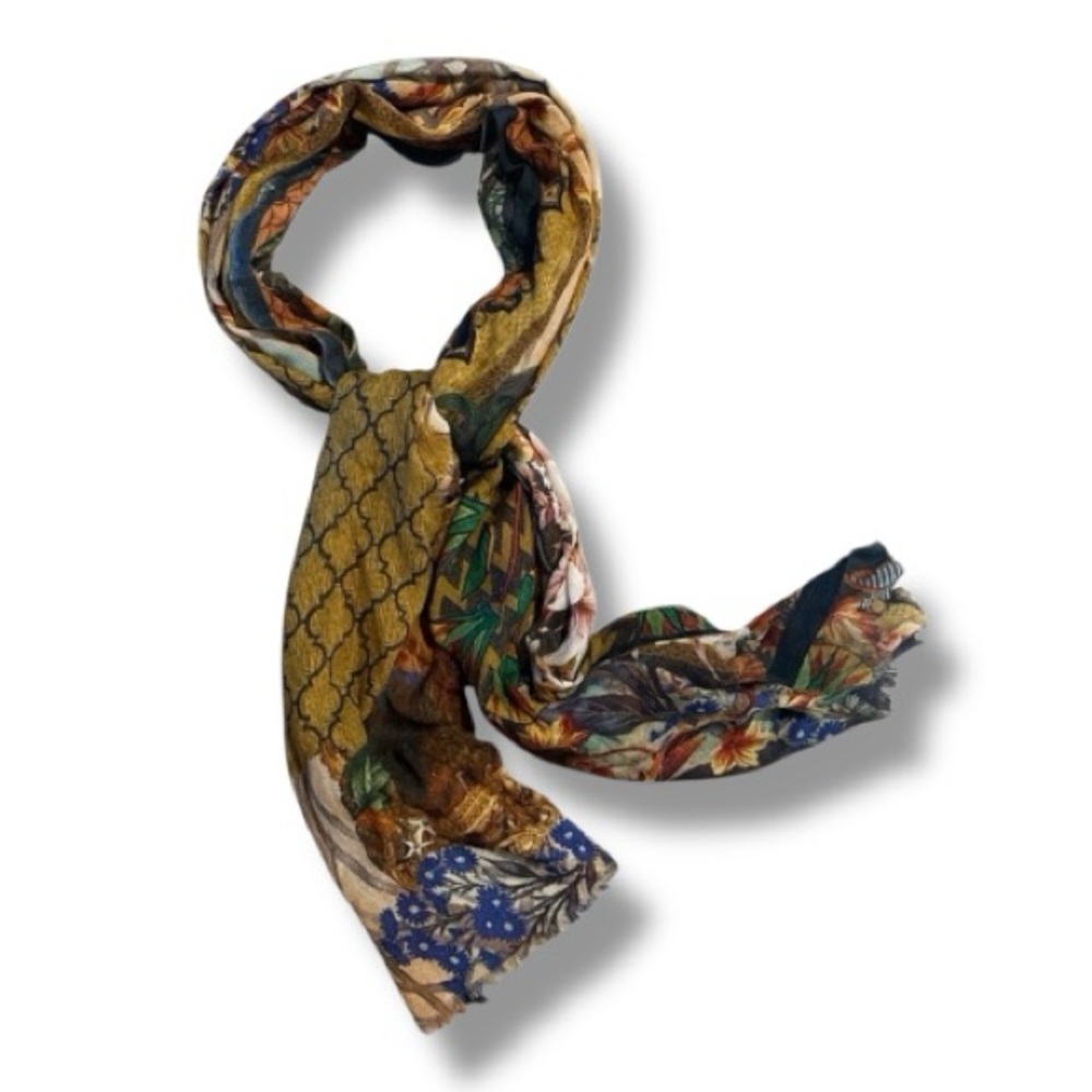 Mir Elegant Multicolor Floral Scarf